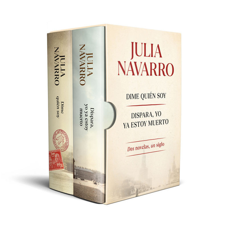 (ESTUCHE) JULIA NAVARRO (DIME QUIEN SOY + DISPARA, YO YA ESTOY MUERTO)
