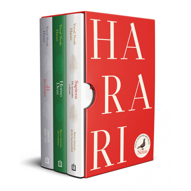(ESTUCHE) HARARI (SAPIENS + 21 LECCIONES PARA EL SIGLO XXI + HOMO DEUS)