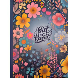 CARPETA SOLAPAS - FLOWERS MULTI - SENFORT