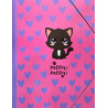 CARPETA SOLAPAS -  CATS ROSA - SENFORT