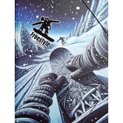 CARPETA SOLAPAS - RIDERS SNOW - SENFORT