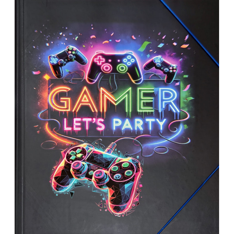 CARPETA SOLAPAS - GAMER PARTY - SENFORT