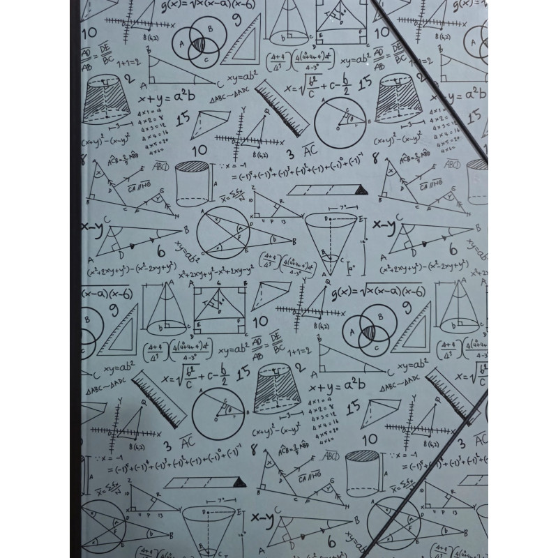 CARPETA SOLAPAS - MATHS VERDE - SENFORT