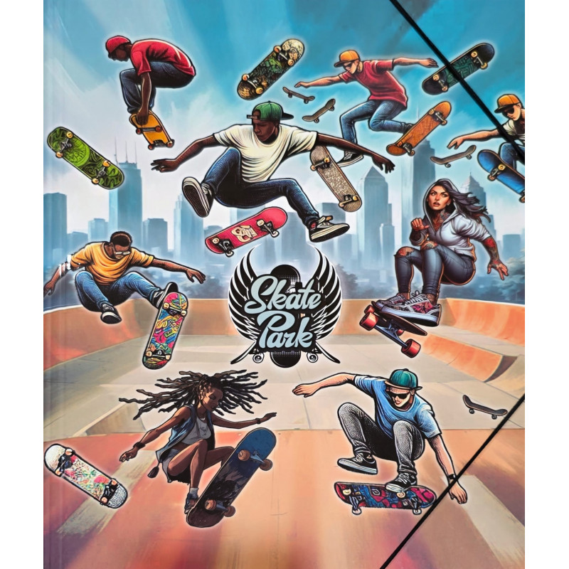 CARPETA SOLAPAS - SKATE PARK - SENFORT
