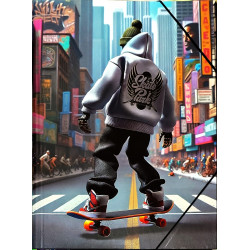 CARPETA SOLAPAS -  SKATE CITY - SENFORT