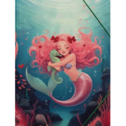 CARPETA SOLAPAS -  SIRENA CABALLO - SENFORT