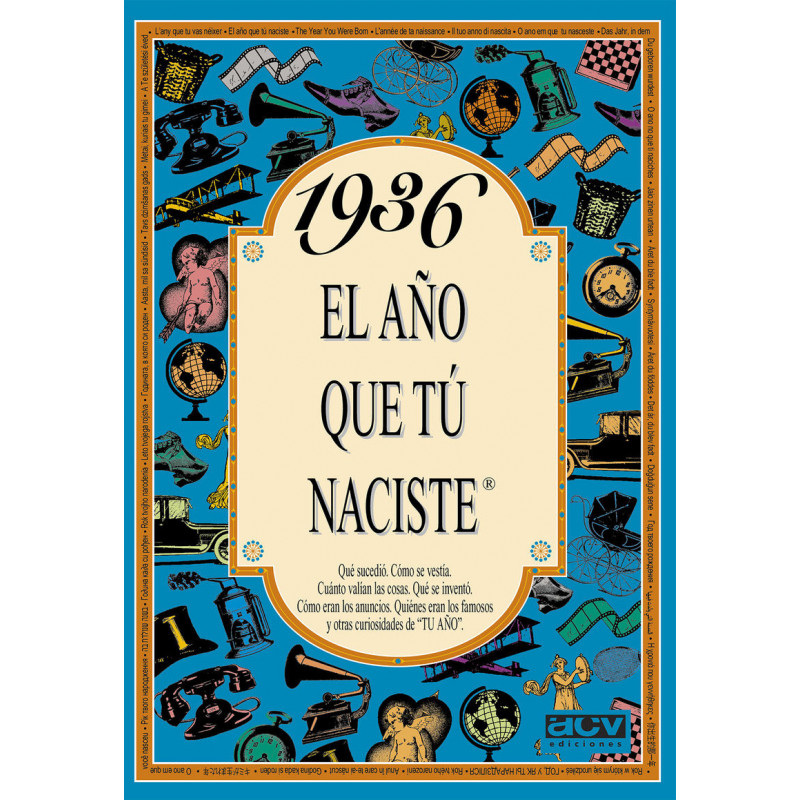1936 EL AÑO QUE TU NACISTE