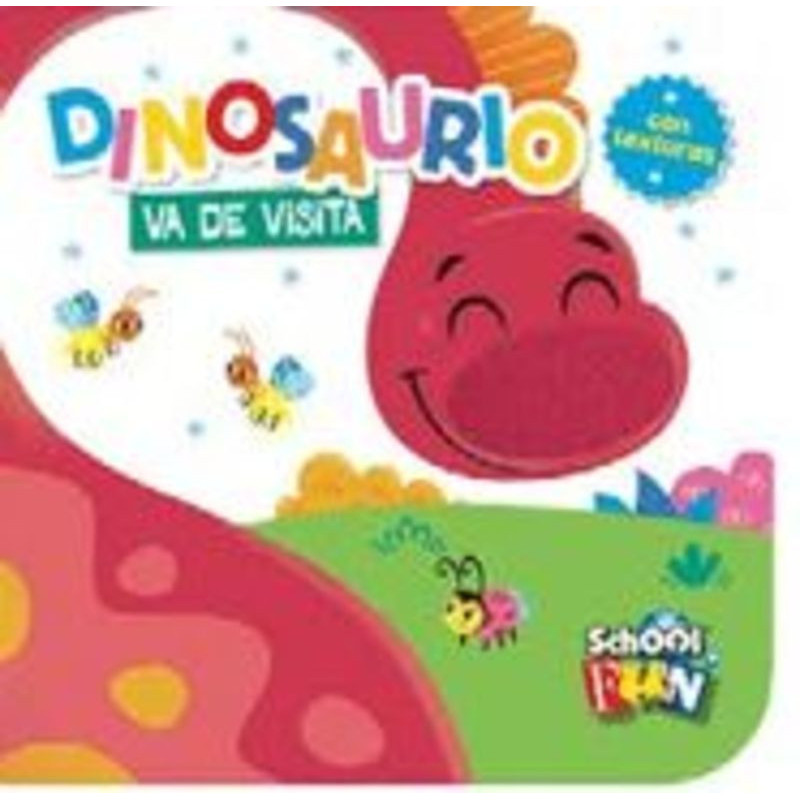 DINOSAURIO VA DE VISITA - TEXTURITAS CON HISTORIAS