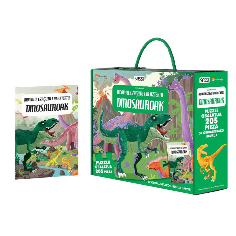 DINOSAUROAK - BIDAIATU, EZAGUTU ETA AZTERTU