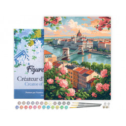 Pintar por numeros: Budapest en flor