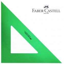 Escuadra Faber-Castell Gama Verde Plástico 25 cm.