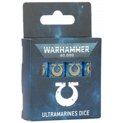 Juego de dados de los Ultramarines