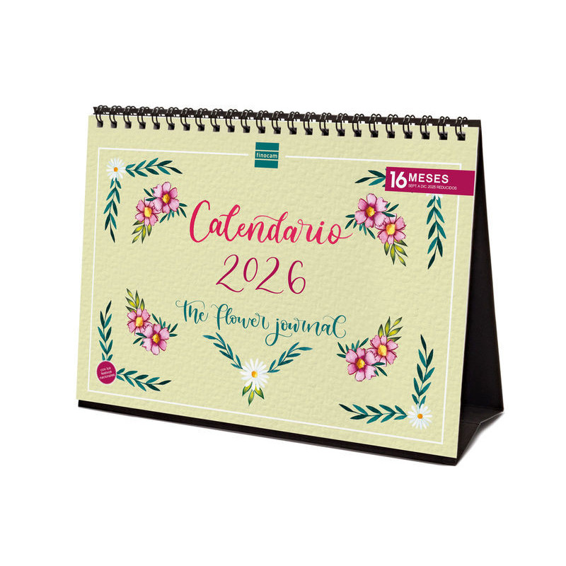 2026 * Calendario Sobremesa The Flower Journal