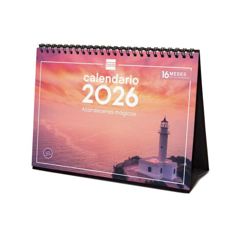 2026 * Calendario Sobremesa Atardeceres Magicos