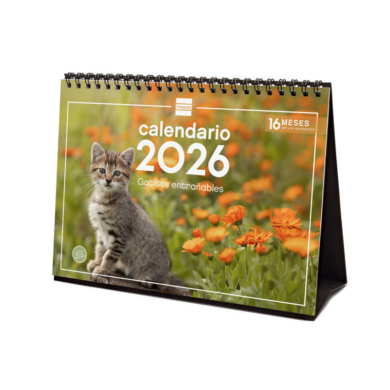 2026 * Calendario Sobremesa Gatitos