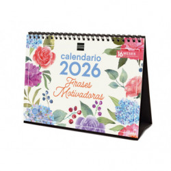 2026 * Calendario Sobremesa Frases Motivadoras