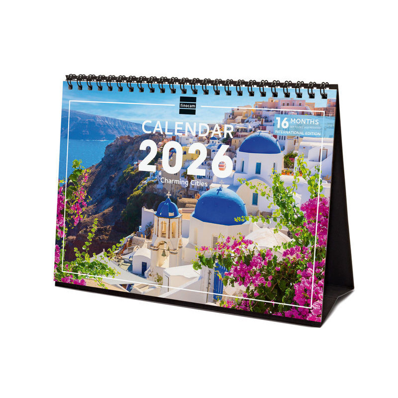 2026 * Desk Calendar Charming Intl