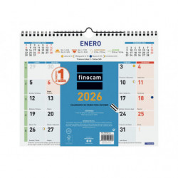 2026 * Calendario Pared Color Escribir M 30X24, 7