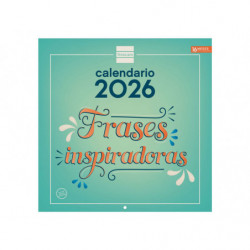 2026 * Calendario Pared 30X30 Mes Vista Frases Inspiradoras