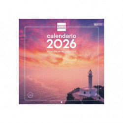 2026 * Calendario Pared 30X30 Atardeceres Magicos
