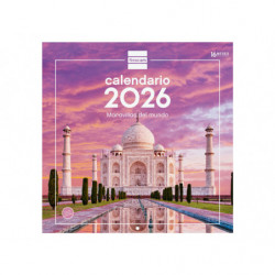 2026 * Calendario Pared 30X30 Maravillas Mundo