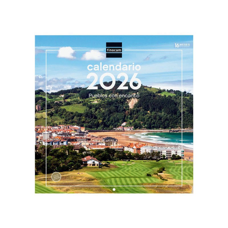 2026 * Calendario Pared 30X30 Pueblos Encanto