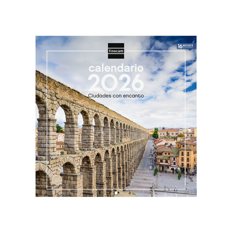 2026 * Calendario Pared 30X30 Ciudades