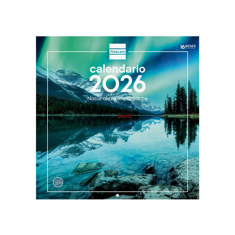 2026 * Calendario Pared 30X30 Naturaleza