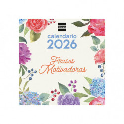 2026 * Calendario Pared 30X30 Frases Motivadoras