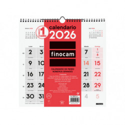 2026 * Calendario Pared Numeros Grandes 30X30