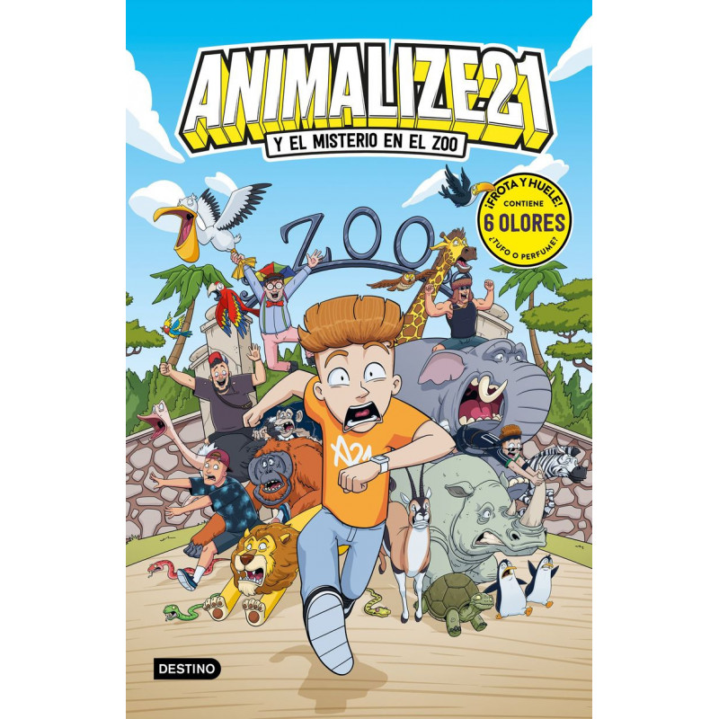 ANIMALIZE 21 2 - ANIMALIZE Y EL MISTERIO EN EL ZOO - LIBRO CON OLORES