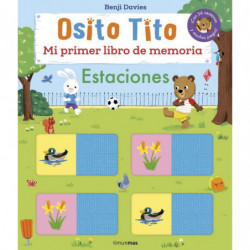 OSITO TITO - MI PRIMER LIBRO DE MEMORIA - ESTACIONES