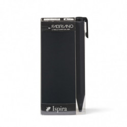 Shorty Pen Set FABRIANO negro - Boligrafo + Bloc