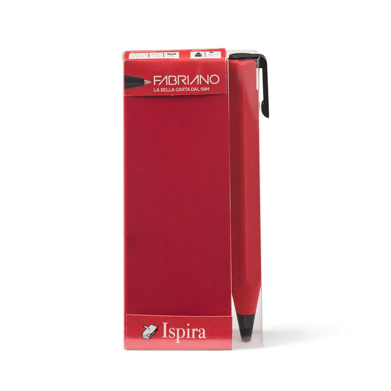 Shorty Pen Set FABRIANO rojo - Boligrafo + Bloc