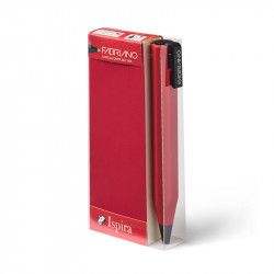 Shorty Pen Set FABRIANO rojo - Boligrafo + Bloc