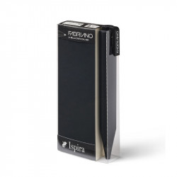 Shorty Pen Set FABRIANO negro - Boligrafo + Bloc