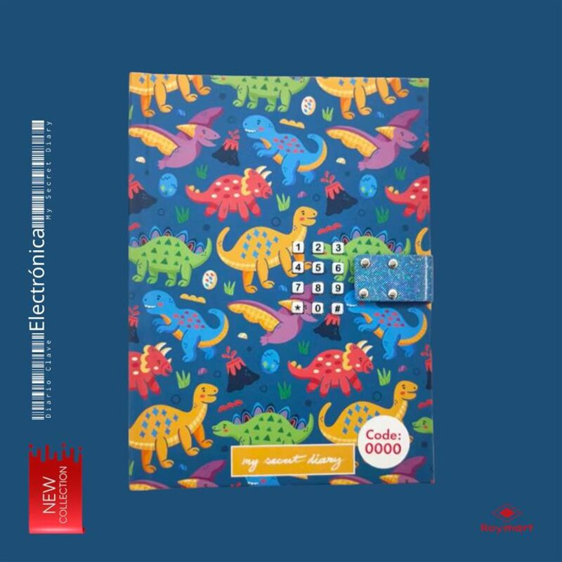 Diario Con Clave Dinos