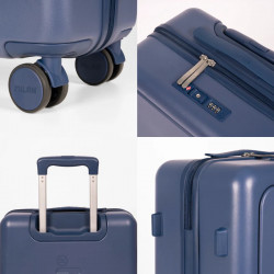 Maleta cabina rígida 55 cm MILAN 430 since 1918 - azul