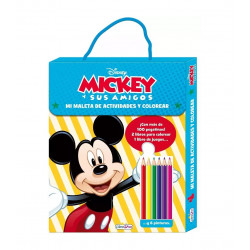 Maleta actividades y colorear Mickey