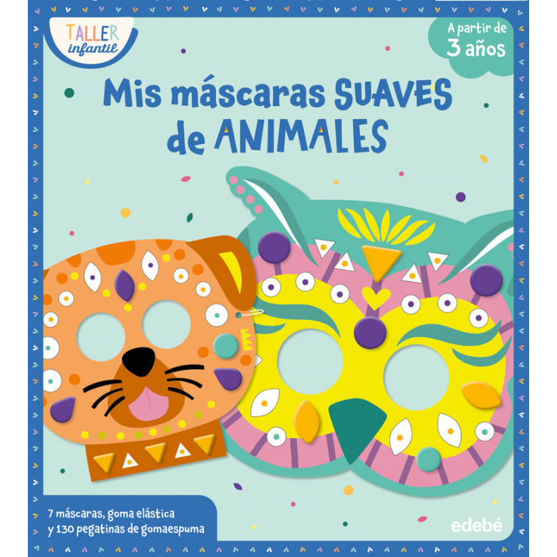MIS MASCARAS SUAVES DE ANIMALES (BUHO EN LA CUBIERTA)