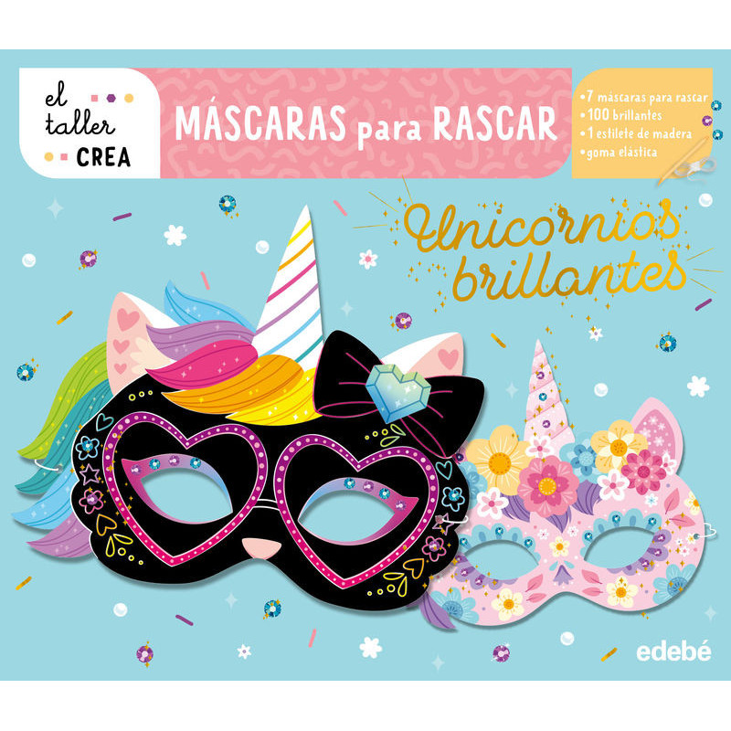MASCARAS PARA RASCAR. UNICORNIOS