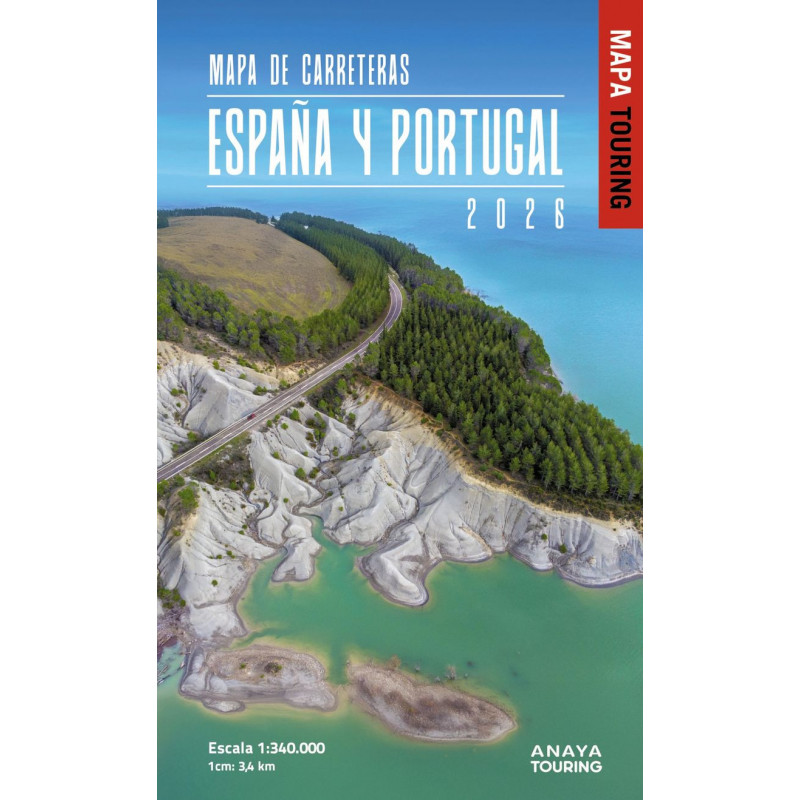 MAPA DE CARRETERAS DE ESPAÑA Y PORTUGAL 1: 340000, 2026