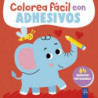 COLOREA FACIL CON ADHESIVOS - ELEFANTE