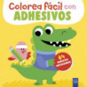 COLOREA FACIL CON ADHESIVOS - COCODRILO