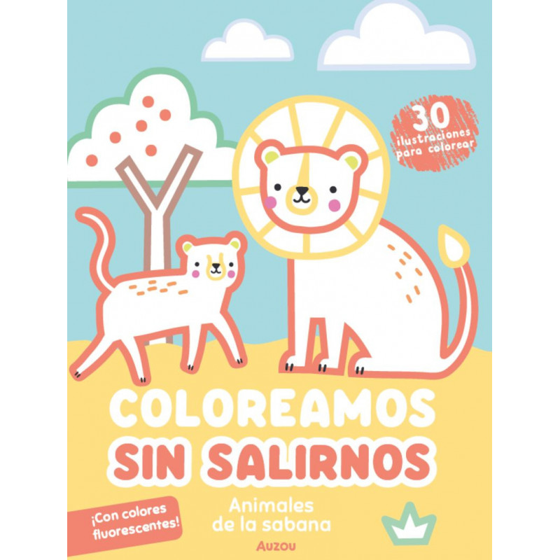 ANIMALES DE LA SABANA - COLOREAMOS SIN SALIRNOS