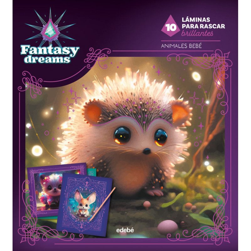 LAMINAS PARA RASCAR - DRAGONES BEBE