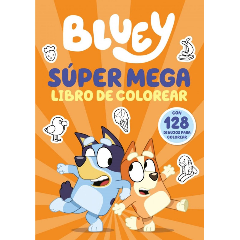 BLUEY - SUPER MEGA LIBRO DE COLOREAR
