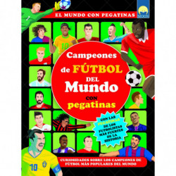 CAMPEONES DE FUTBOL DEL MUNDO CON PEGATINAS