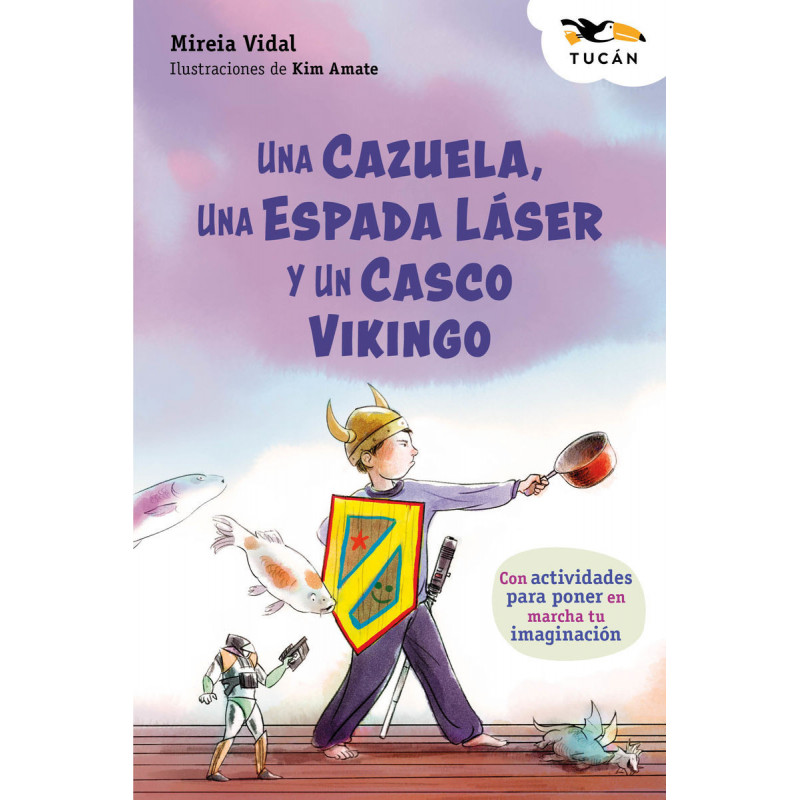 UNA CAZUELA, UNA ESPADA LASER Y UN CASCO VIKINGO