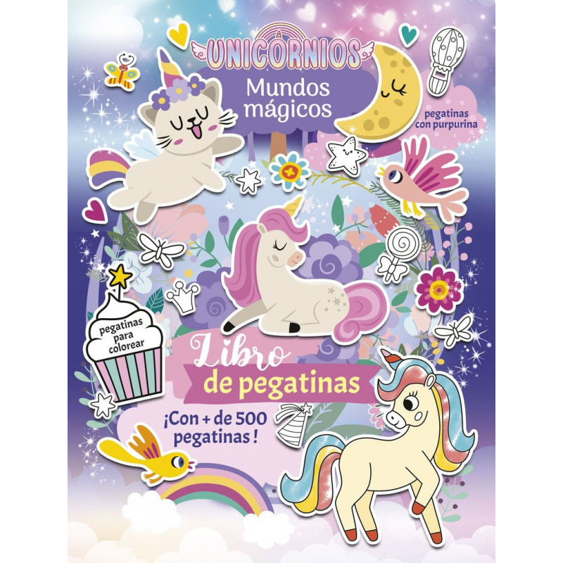 UNICORNIOS - MUNDOS MAGICOS (LIBRO DE PEGATINAS)